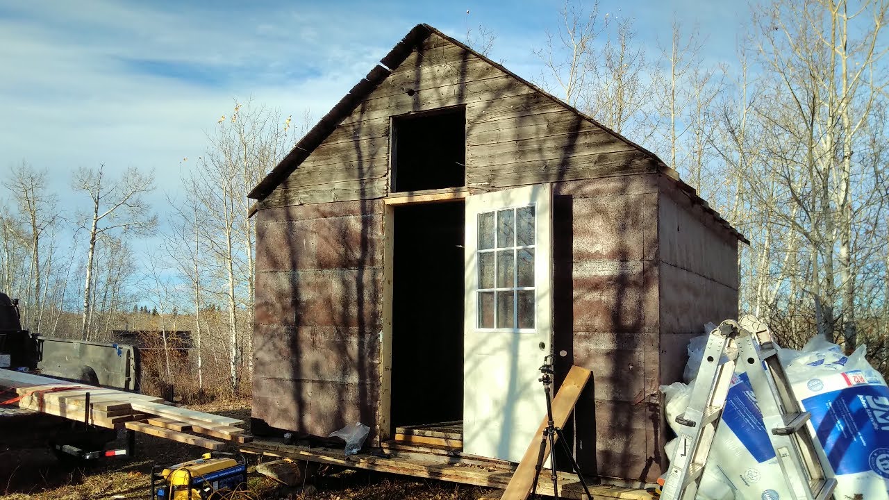 Offgrid Workshop Project Pt. 3 - Putting a New Floor in the Workshop