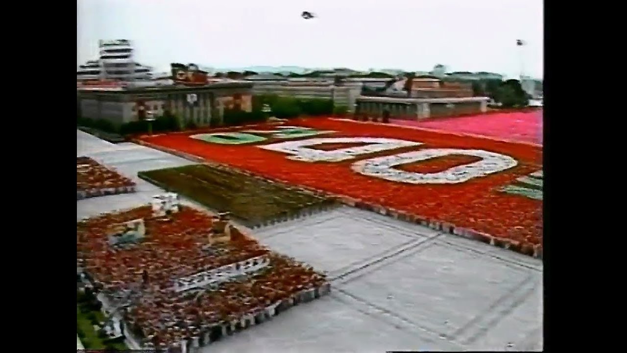 North Korea Civilian Parade, July 27th, 1993