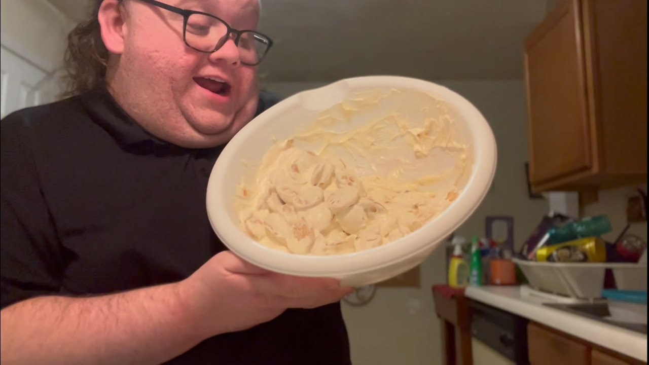 Banana Pudding the Quick Way MUKBANG