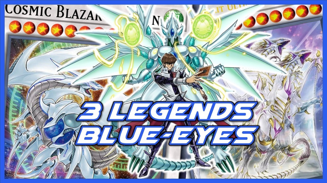 3 LEGENDARY BOSSES Summoned — Blue-Eyes Executes the Perfect Board Swing