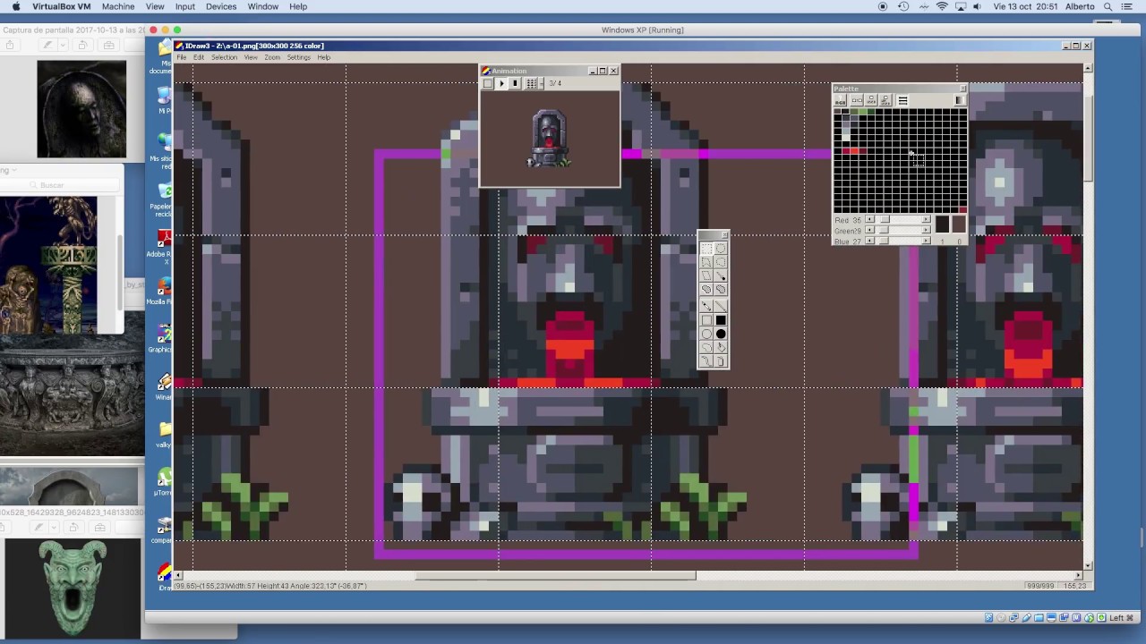 PIXEL ART TIME LAPSE #92 - Blood Fountain Animation