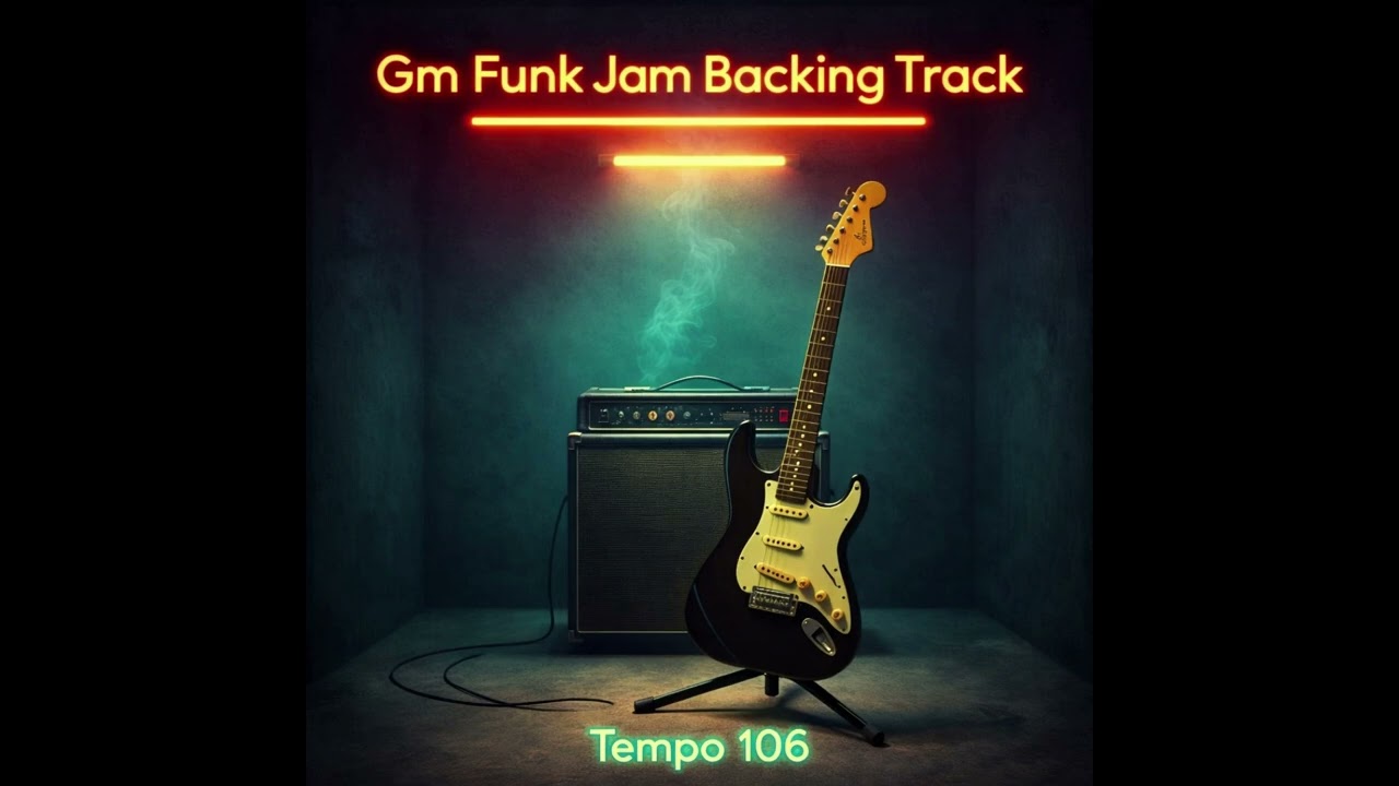 Gm Funk Backing Track | 106 BPM | Guitar Practice
