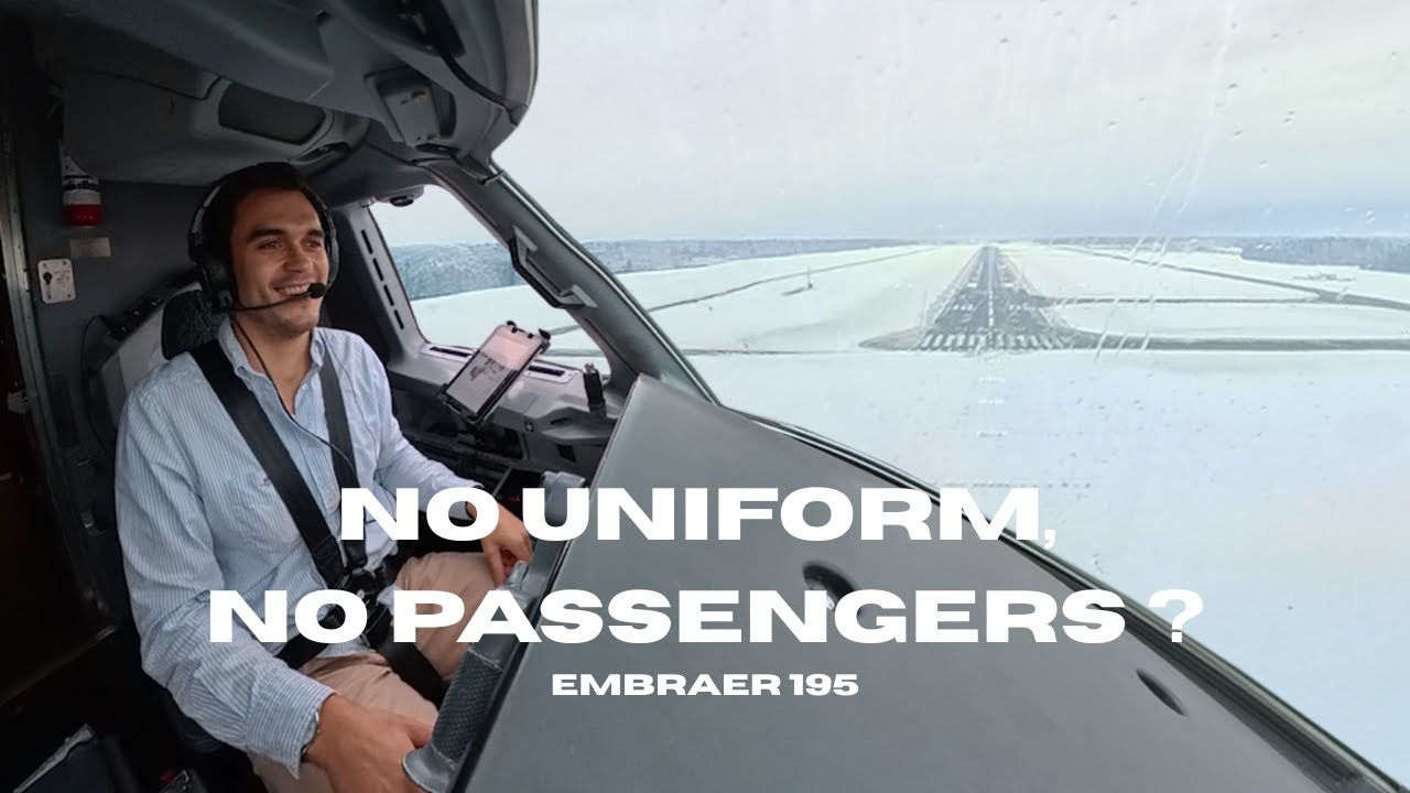 Flying without the Uniform | Cockpit View Embraer 195