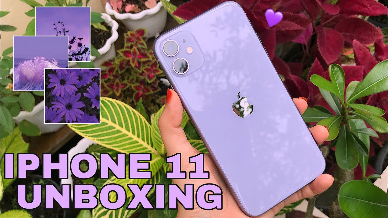 [CC] PURPLE IPHONE 11 UNBOXING + ACC 💜