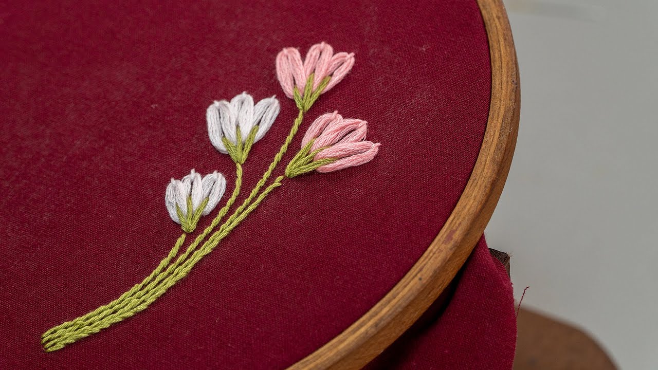 Easy Flower Embroidery - Quick Stitching Ideas