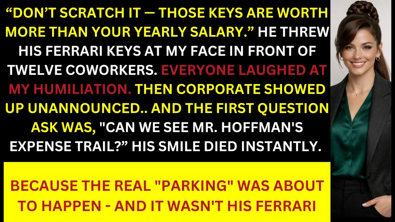 He Threw Me His Ferrari Keys Like I Was Staff — So I Shut Down His Whole Office
