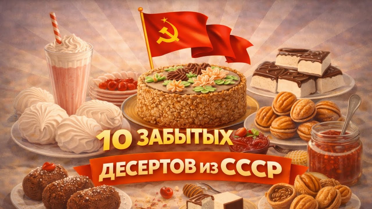 Время сладкоежек: 13 ДЕСЕРТОВ, делавших детей СЧАСТЛИВЫМИ В СССР. А ВЫ ПОМНИТЕ ИХ ВСЕ?
