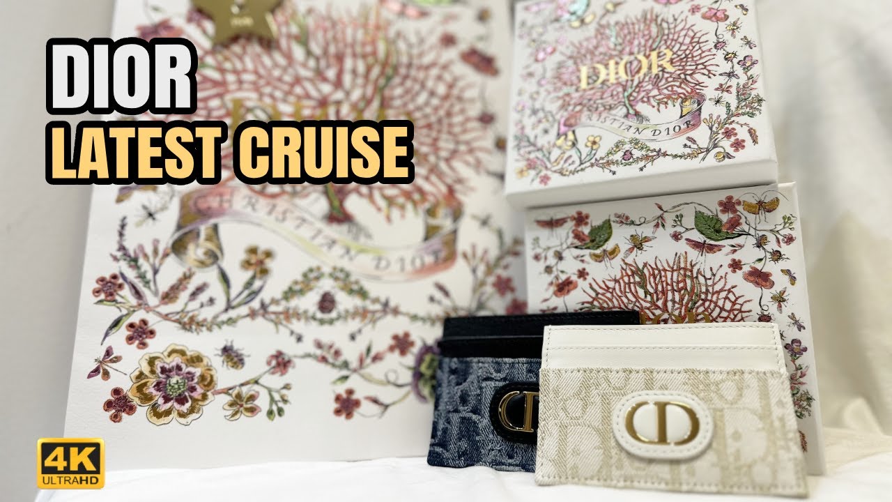 Dior Cruise 2025 | Dior 30 Montaigne Freesia Card Holder