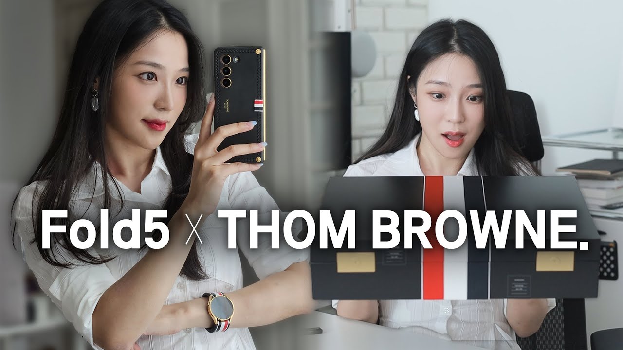 고급감 미쳤다..2년만에 돌아온 톰브라운 폴드5, 갤럭시워치6 언박싱! (Galaxy Z Fold5, Watch6 Thom Browne edition Unboxing)