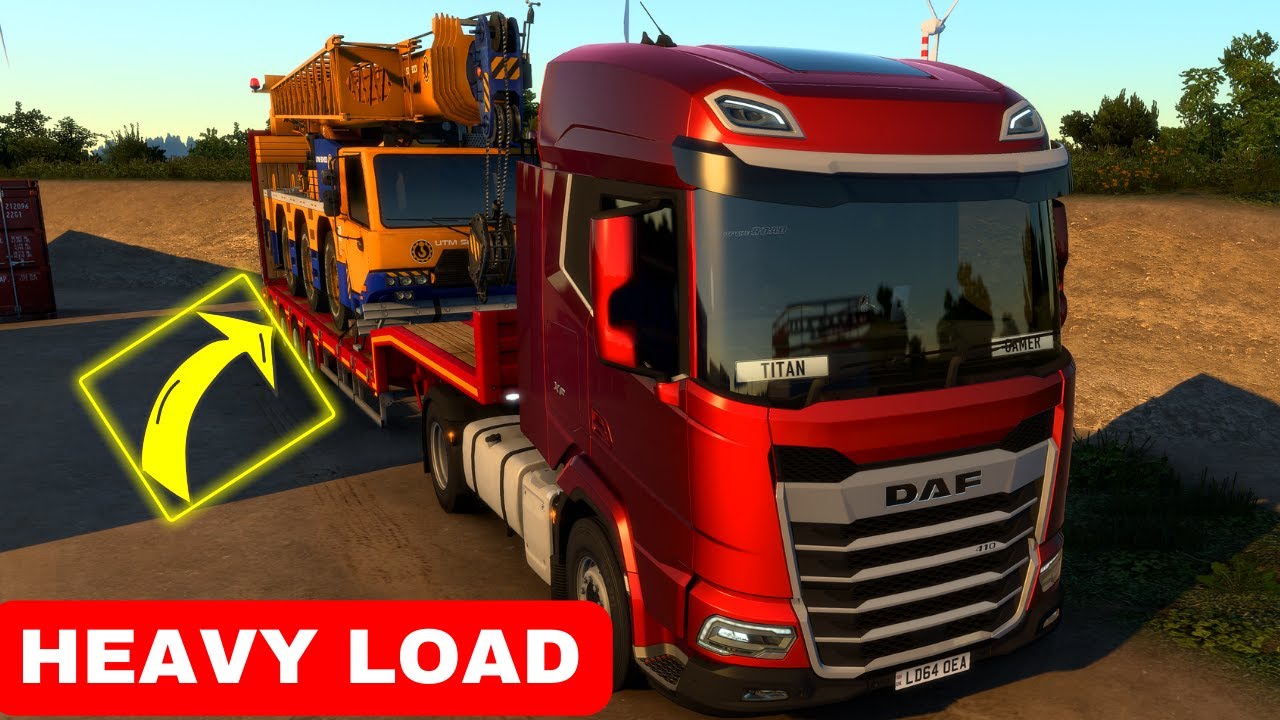 36T MOBILE CRANE |  Euro Truck Simulator 2 | PRO-MODS 2.64 4K Game Play LOGITECH G290