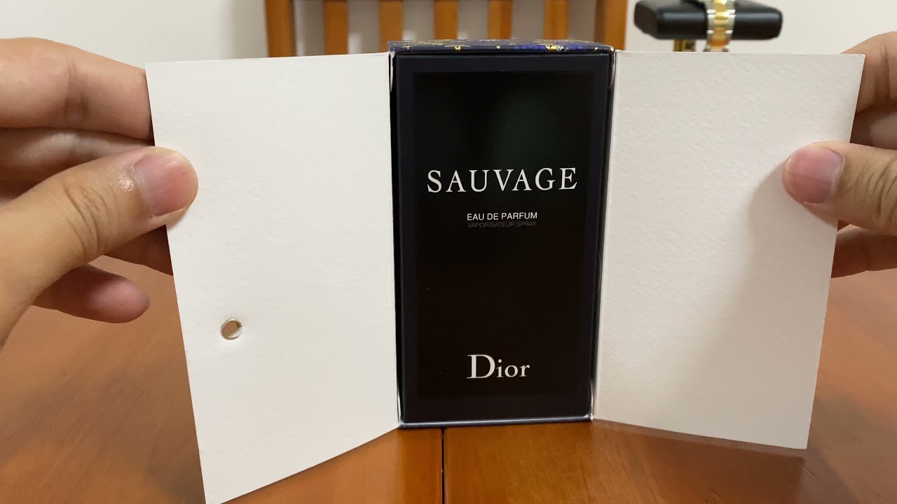 Unboxing Dior Sauvage EDP Gift Box edition Xmas 2021