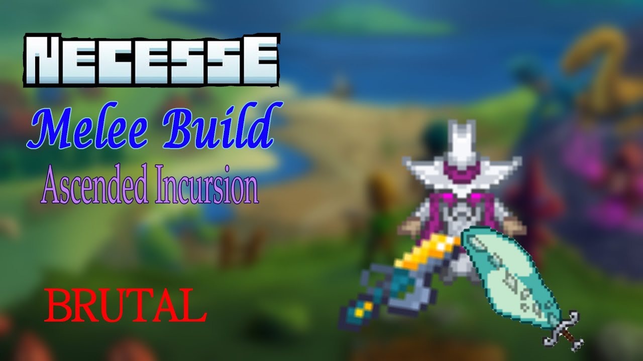 Necesse V1.1 Final Boss Fight - Melee Build - Brutal Difficulty (Single Player)