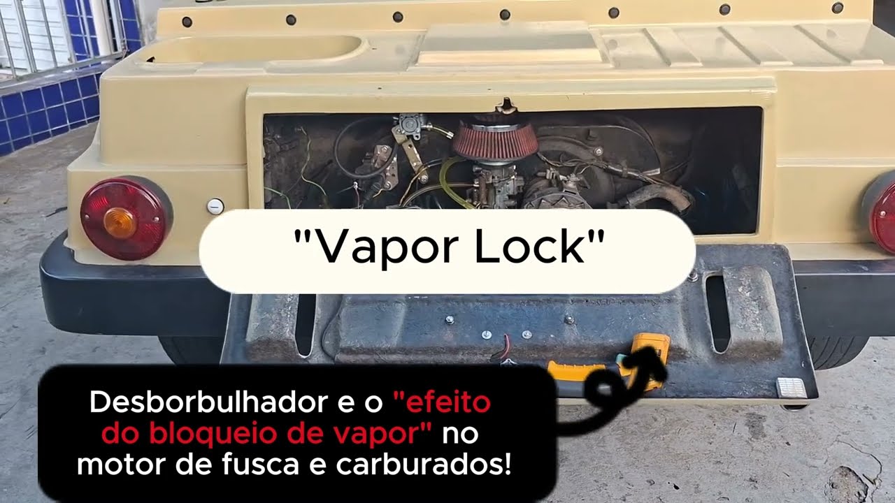 COMO EVITAR BOLHAS na mangueira e bomba de motores de fusca e carburados: Efeito 