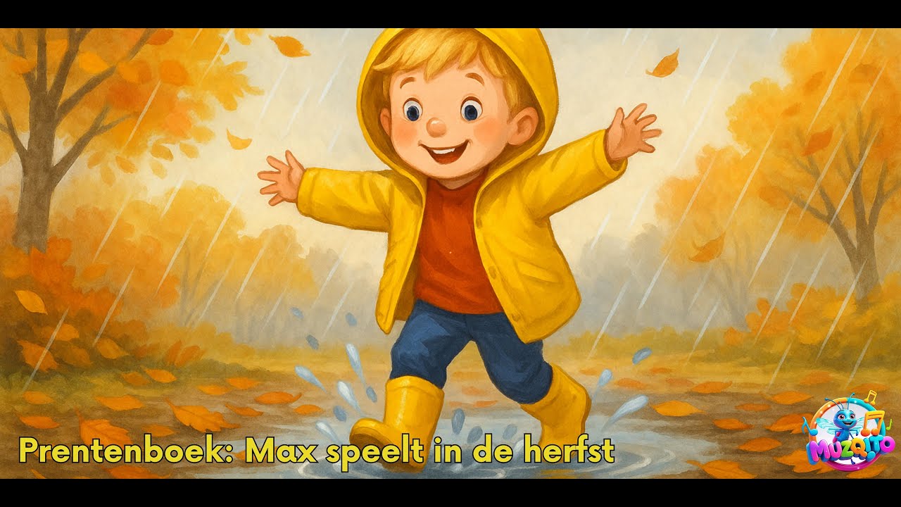 Herfstverhaal voor peuters | Max speelt in de herfst 🍂 Prentenboek en voorleesverhaal voor kinderen.