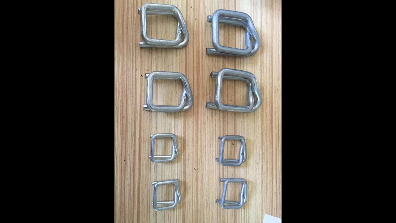 Wire strapping packaging buckle automatic wire bending machine
