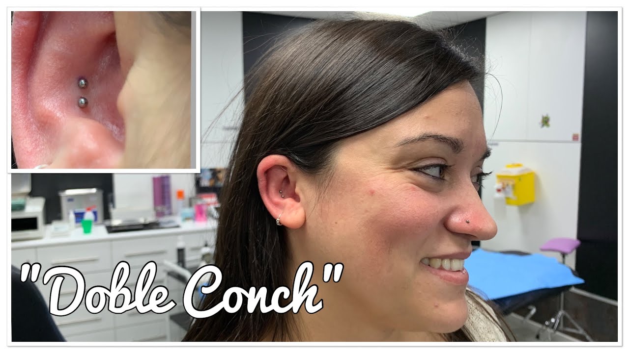 CONCH PIERCING DOBLE(MICROBOLAS 2MM) 💉 ACTUALIZACIÓN JOYERÍA PIERCING NARIZ💉😷🙂