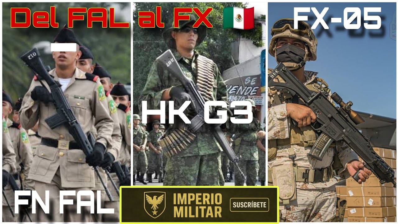Los RIFLES DE ASALTO que forjaron al Ejército Mexicano | IMPERIO MILITAR 