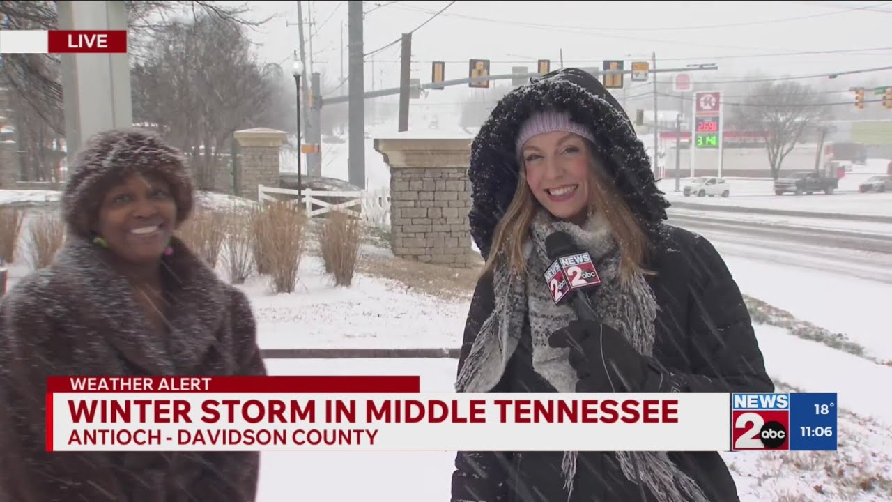 Winter storm arrives in Middle Tennessee