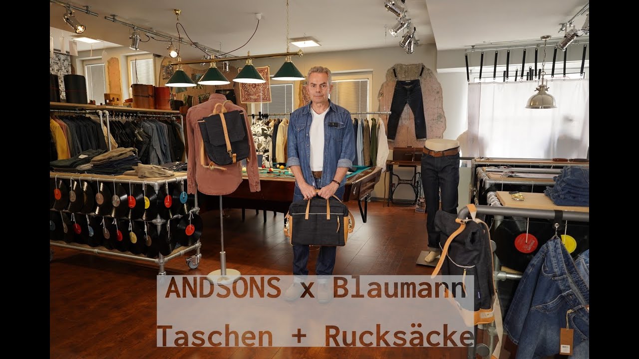 Vorstellung der ANDSONS x Blaumann Taschen