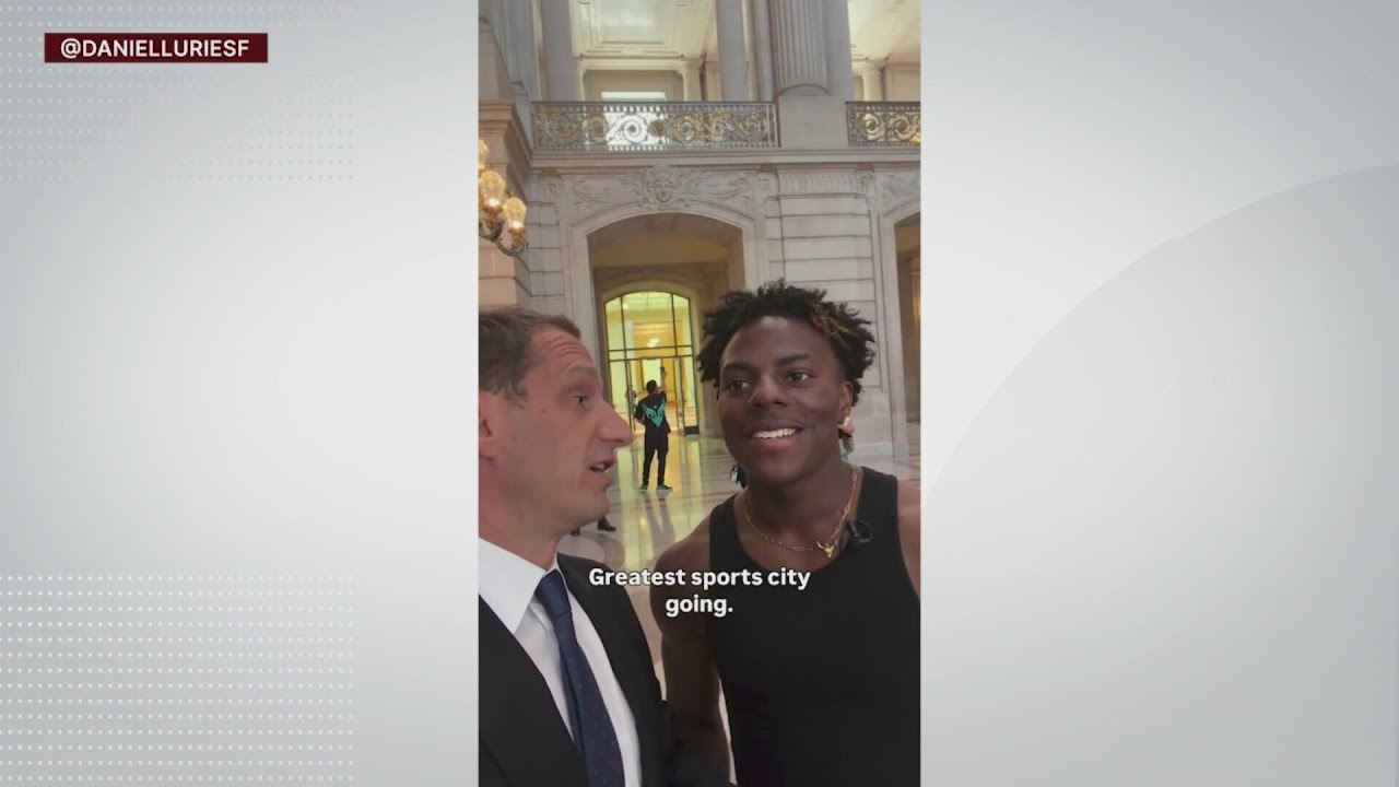 Streamer IShowSpeed gets SF City Hall tour from Mayor Lurie