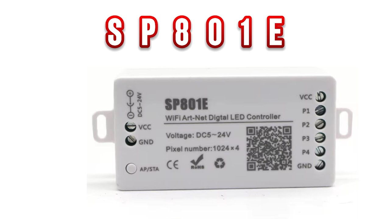SP801E WiFi Art Net Pixel Smart LED Controller