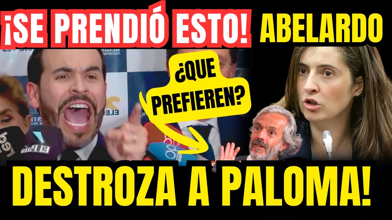 ¡BRUTAL! ABELARDO SE VA DE FRENTE CONTRA TIBIEZA DE PALOMA! #colombia #noticias #petro