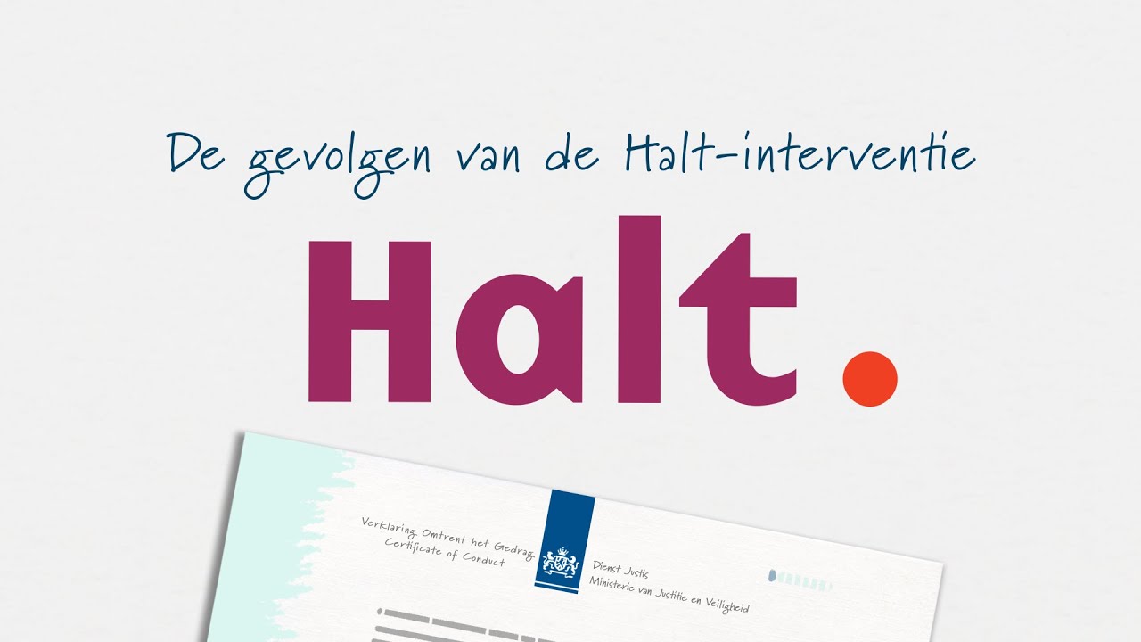 De gevolgen van de Halt interventie