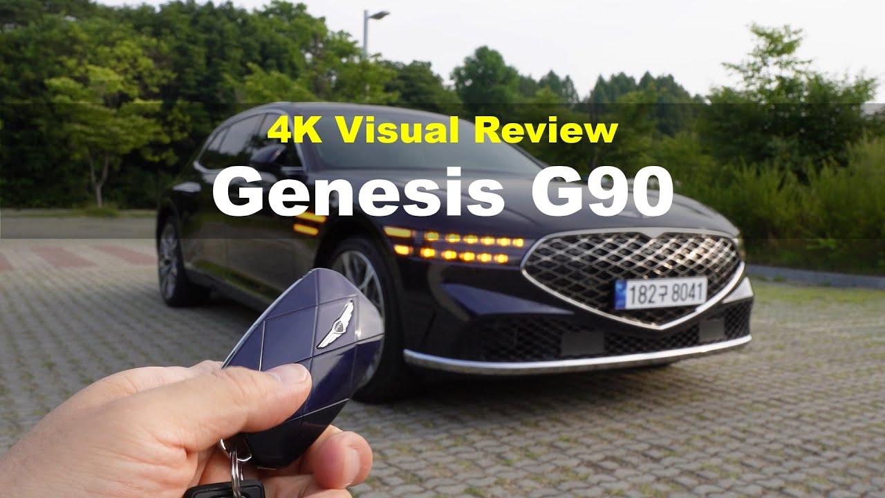 (4K Visual Review) 2023 Genesis G90 3.5T-GDi e-s/c