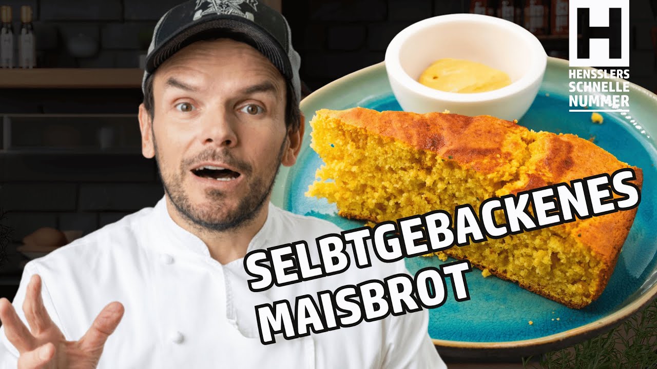 Schnelles Selbstgebackenes Maisbrot Rezept von Steffen Henssler