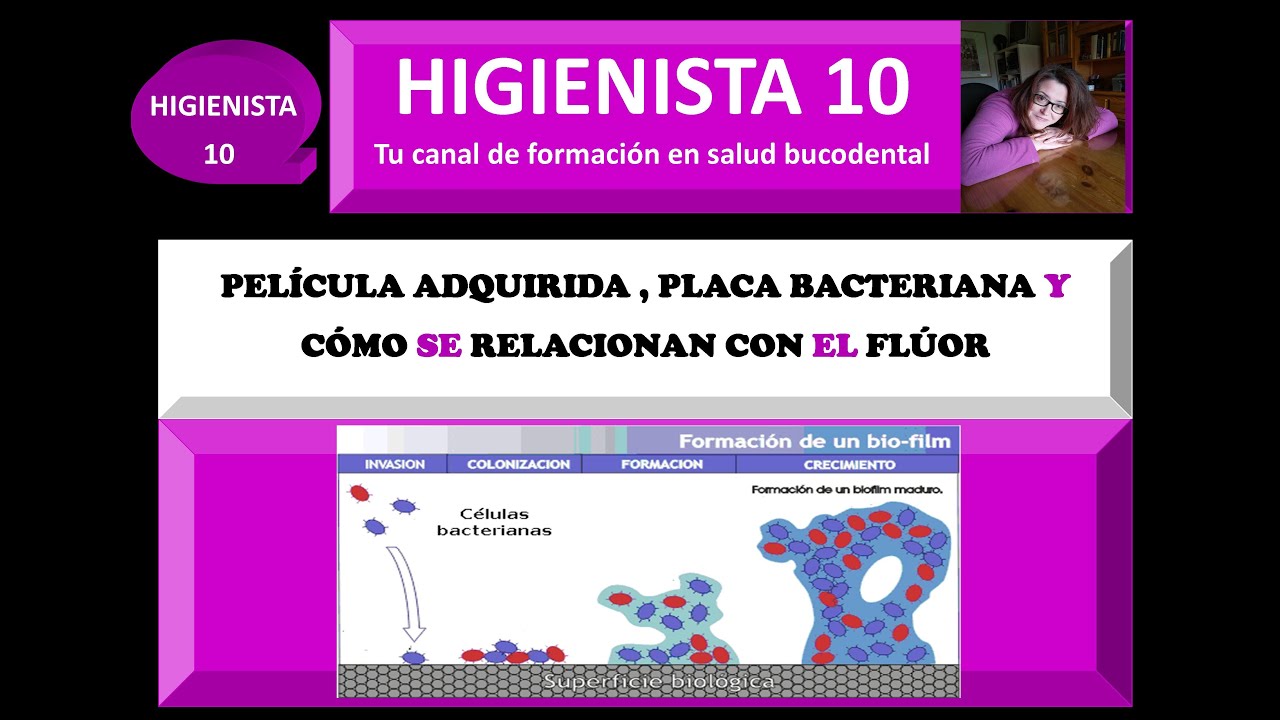 PELÍCULA ADQUIRIDA DENTAL, PLACA BACTERIANA Y CÓMO SE RELACIONAN CON EL FLÚOR. TEMARIO GENERAL 31.