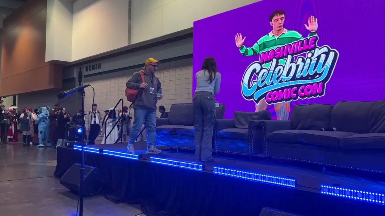 Blue's Clues with Steve panel intro (Nashville Celebrity Comic Con 2026)