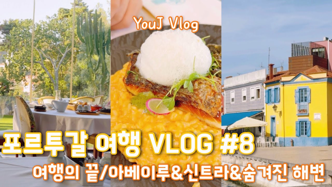 [VLOG]포르투갈DAY9-11|포르투갈여행의마지막|아베이루&신트라|신트라호텔&맛집추천|사람 없는 숨겨진 해변 구경|마지막까지 마트구경