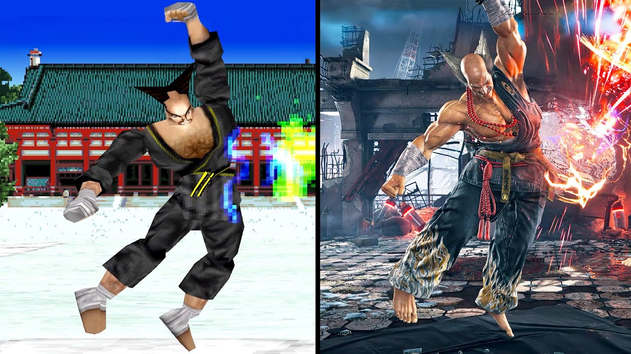 Heihachi's 10 Hit Combo Evolution (1994–2024)