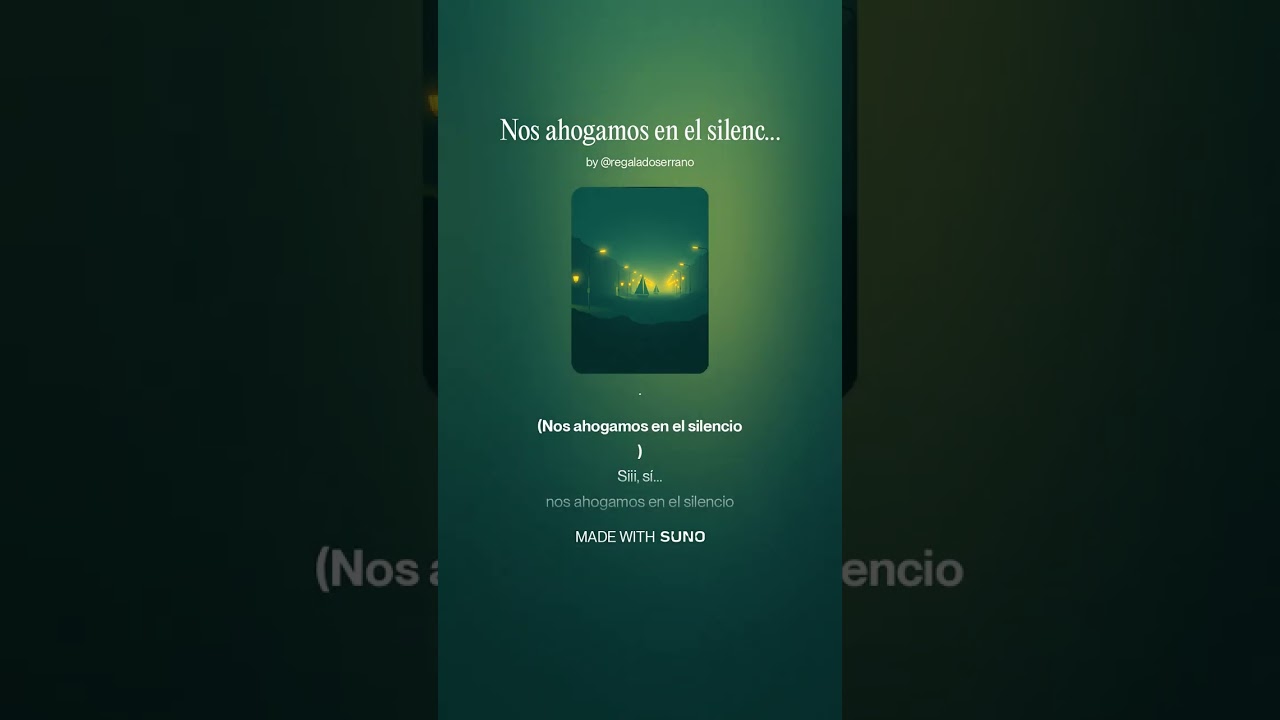 Nos ahogamos en el silencio