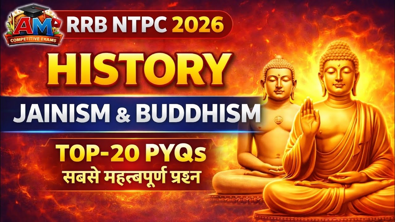 RRB NTPC 2026 || History Jainism & Buddhism