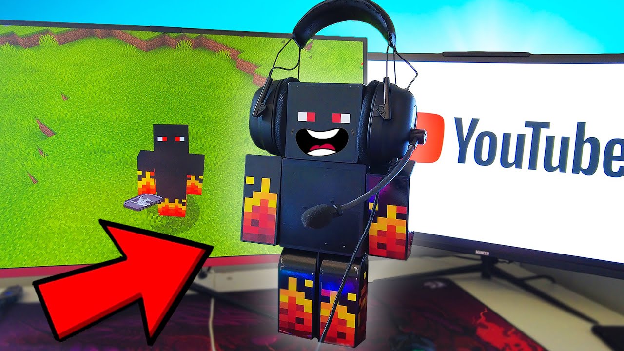 ATHOS MINECRAFT CRIOU UM CANAL NO YOUTUBE NA VIDA REAL!!