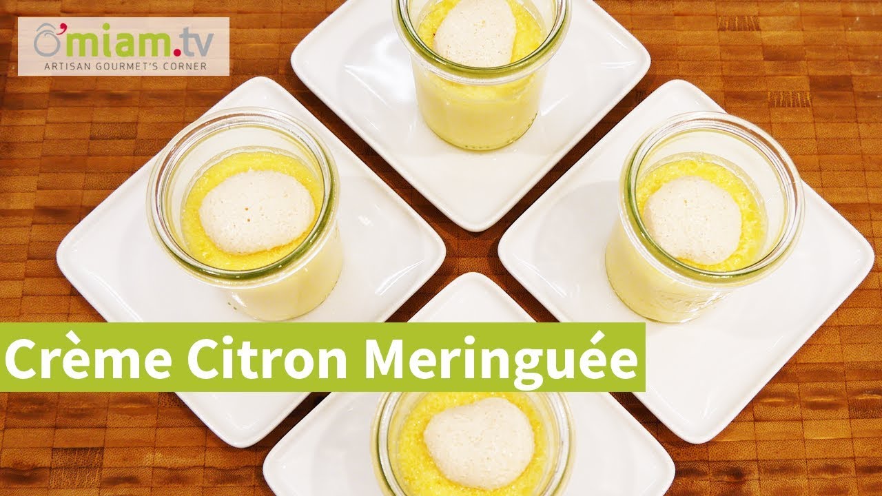 Tarte Citron Meringu&eacute;e Revisit&eacute;e en  Cr&egrave;me/Verrines !