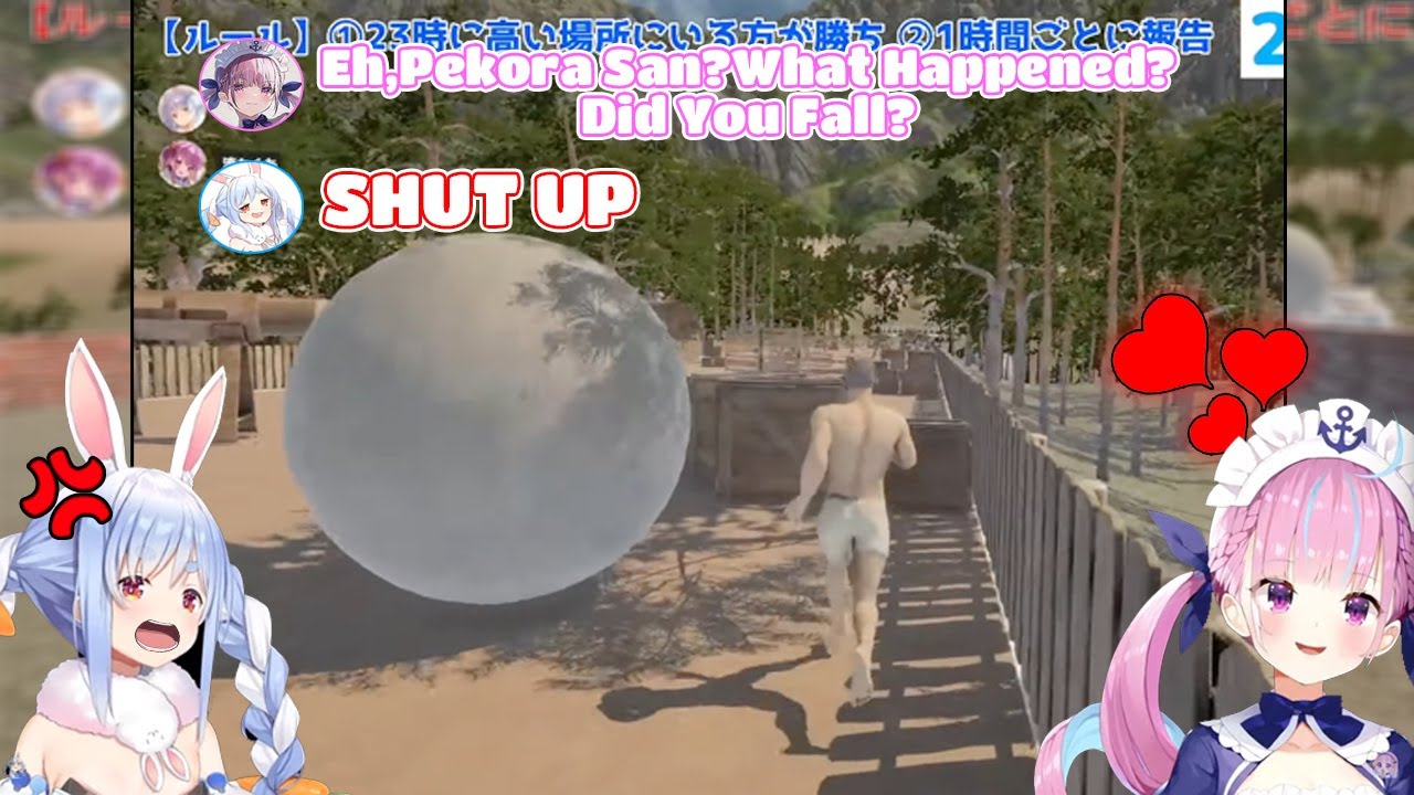 ALL POV Pekora Vs Aqua Funny Reactions When Minato Aqua Taunting Backs Pekora Hololive【ENG SUB】
