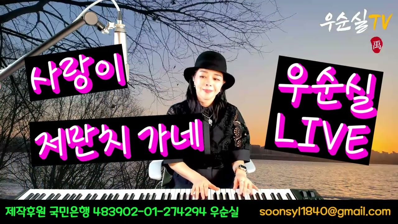 사랑이저만치가네 (가사) 김종찬 covered우순실   7080LIVE KPOP 2026 02 04