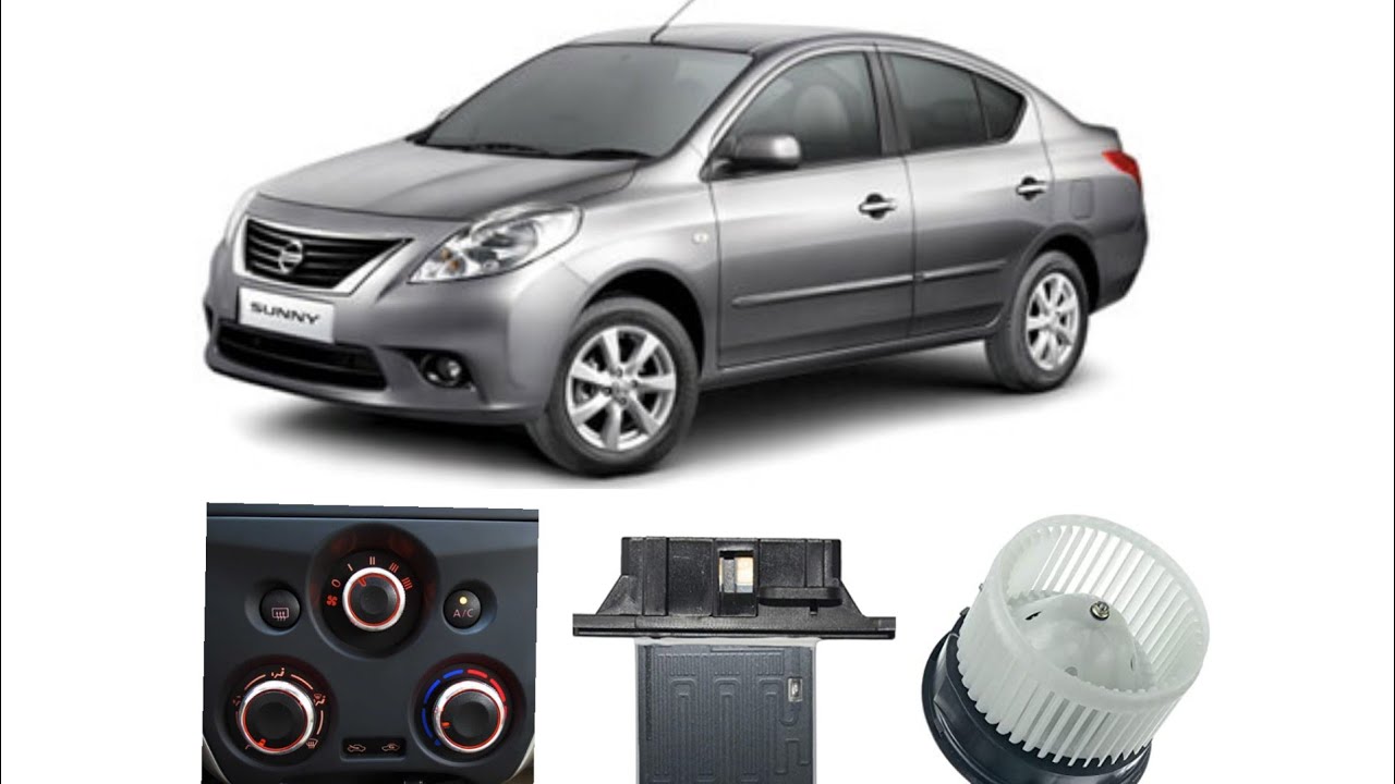 Nissan Sunny 2013 How To fix Ac Blower Vibration & Test Manual Fan Speed Switch & Wiring System Urdu