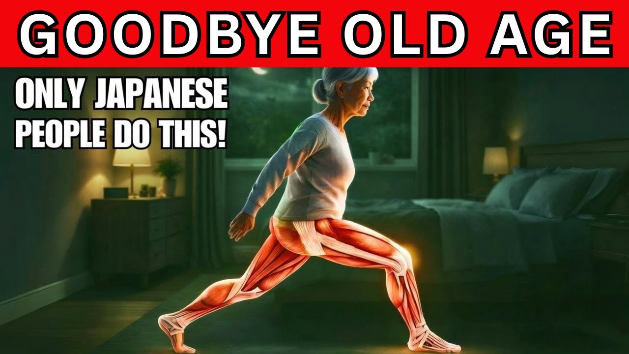 7 Exercises Japanese People do Before Bed to Double Leg Strength After 50 At Home | Health Fact 10M