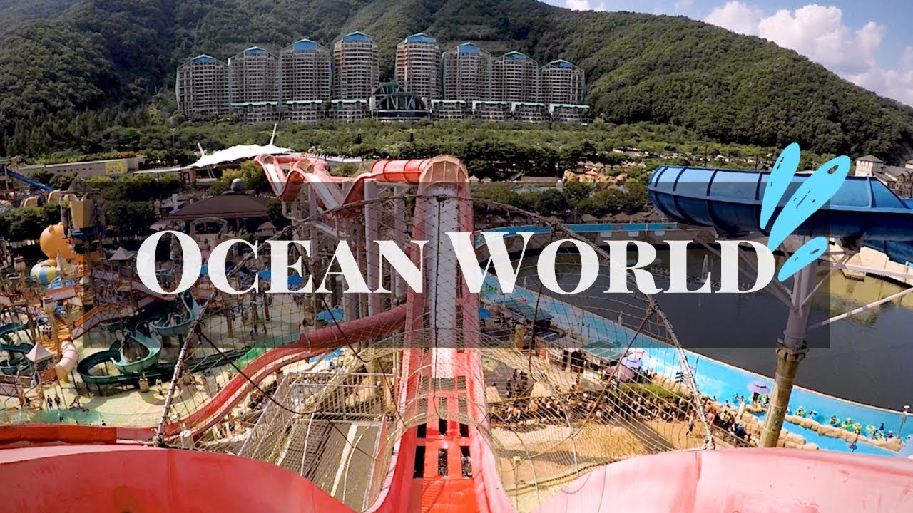 Ocean World - Water Parks in South Korea (vlog)