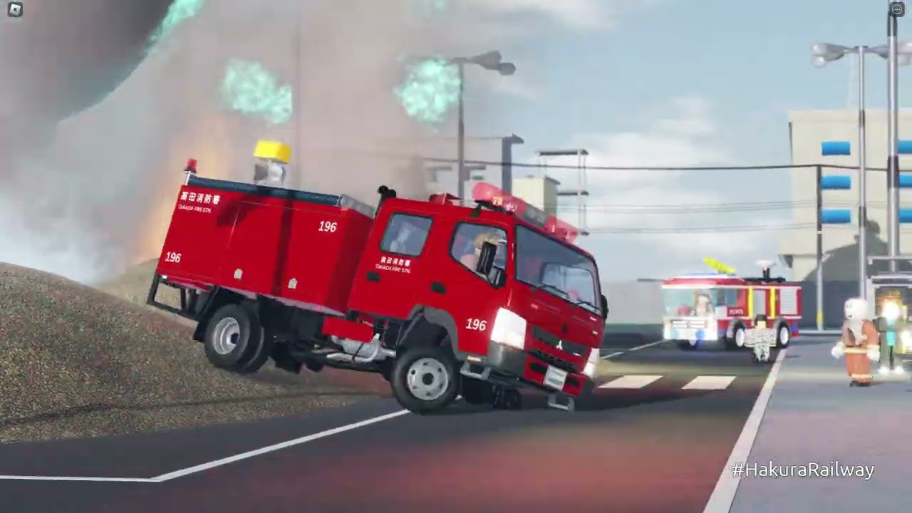 Giant 10xTheFoxy invading Takada!!! | Hakura Railway | 葉倉鉄道