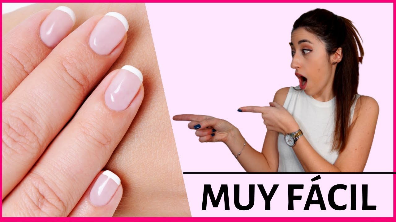 👌Descubre CÓMO hacer MANICURA FRANCESA Paso a Paso