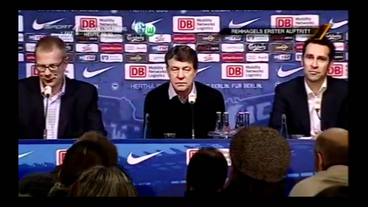 Otto Rehhagel HERTHA BSC Erste Pressekonferenz 19.02.2012 LIVE Volle Länge |HD
