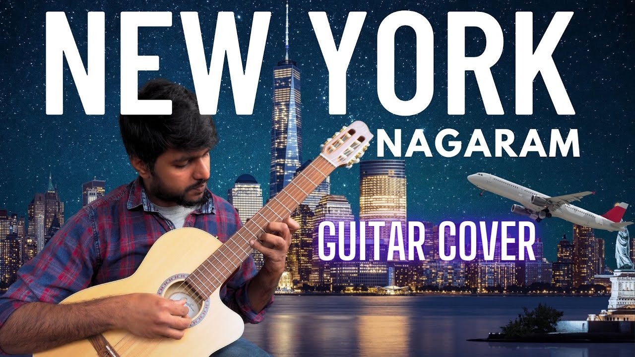 New York Nagaram | Am F C G | Chord Progression | Guitar Cover | AR Rahman | Asher Thomas