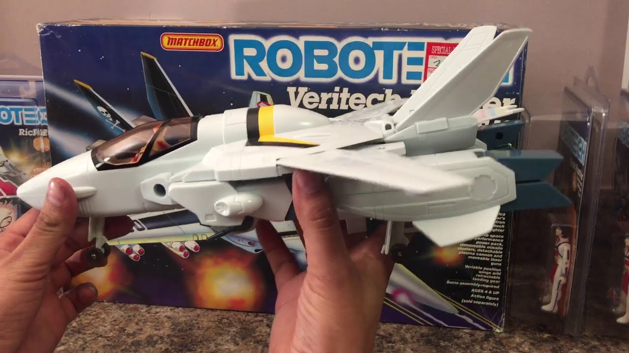 Robotech rick hunter veritech VF-1S matchbox 1985 en español