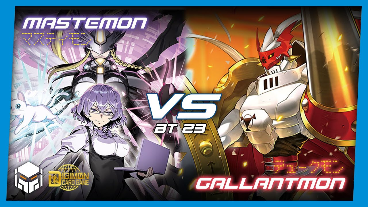 Mastemon vs Gallantmon [Digimon Card Game & TCG BT23]