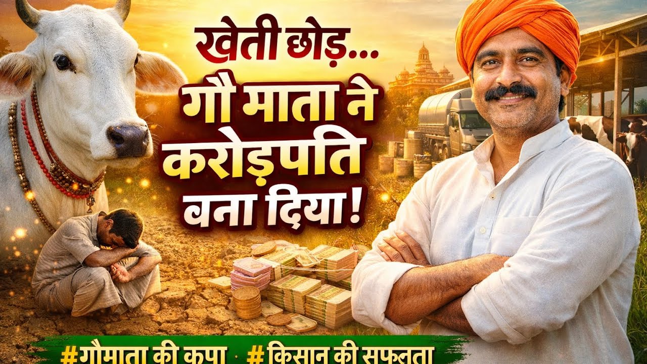 एक किसान, गौ माता और किस्मत का बदलता खेल #GauMataKiKripa #KisanSuccessStory 