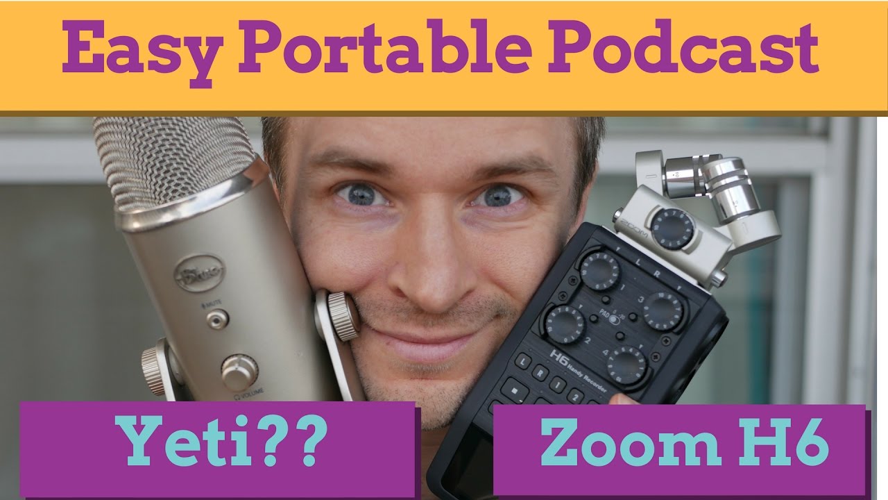 Best Equipment For Easy Potable Podcast (Get Rid Of Background Noise Using Zoom H6 or Zoom H4N)